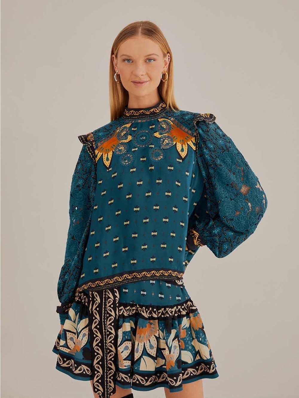 FARM Rio Ainika Chill Loose Fit Blouse - Small